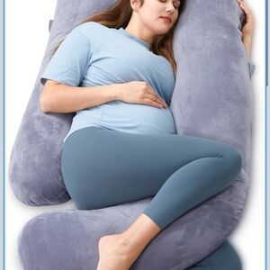 Mom Cozy pregnancy pillow - plain white - no cover